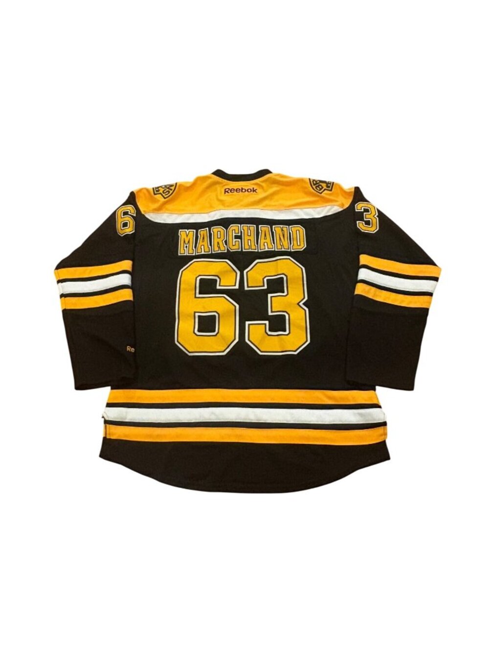 Reebok Boston Bruins Brad Marchand #63 Stitched NHL Hockey Jersey Black Size 2XL